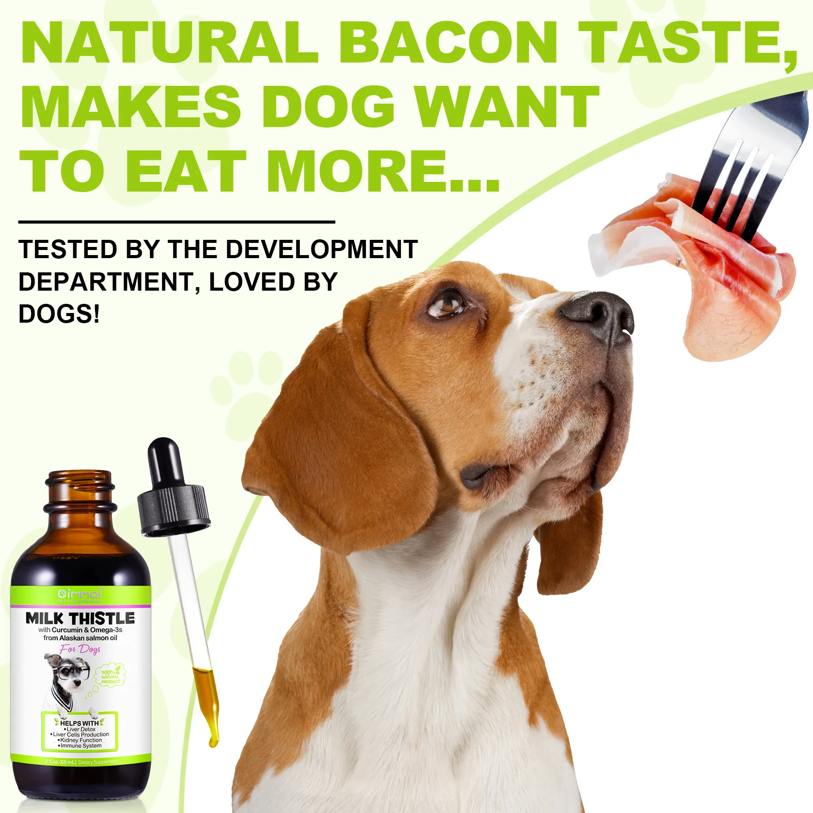 Oimmal Organic Milk Thistle Drops Herbal Supplements Extracto De Cardo Mariano Milk Thistle Extract Liquid For Dogs