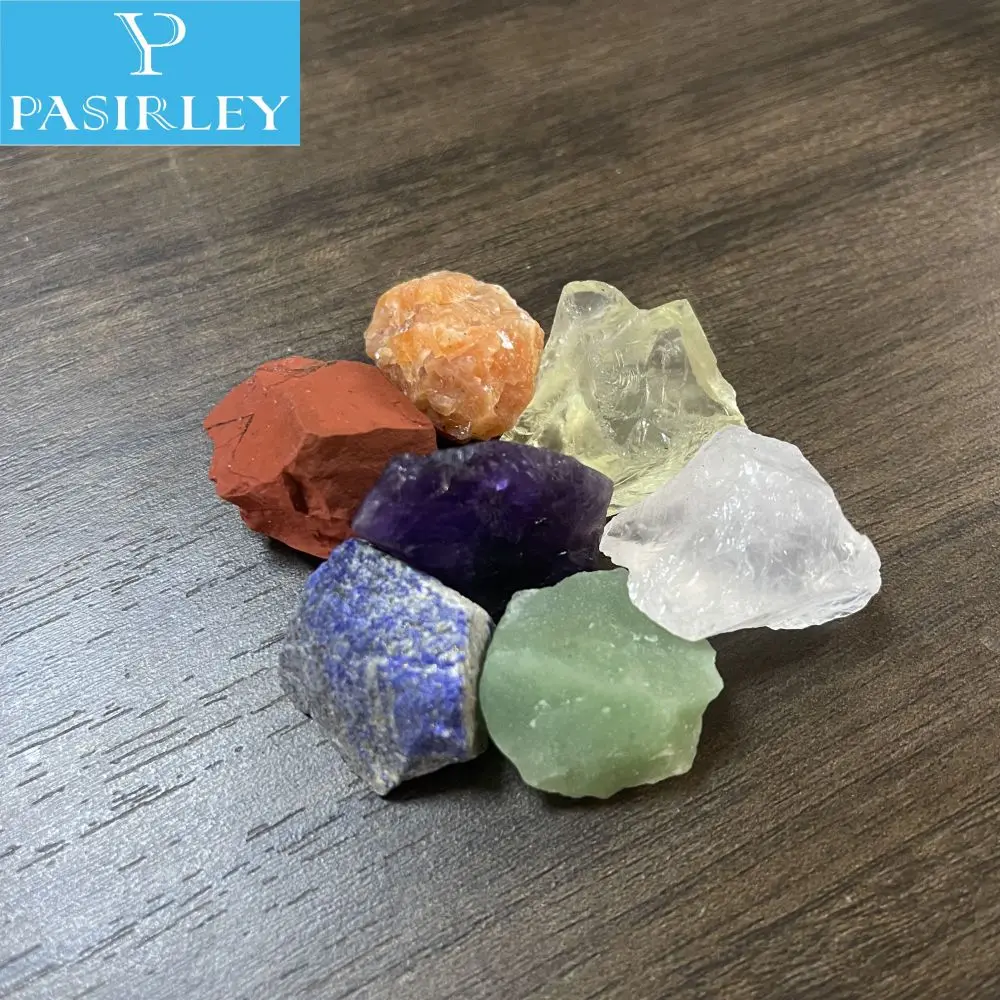 Pasirley Wholesale Natural Crystal Rough Stone Raw Gemstone Mineral Irregular Reiki Chakra  Healing Stones For Jewelry Making