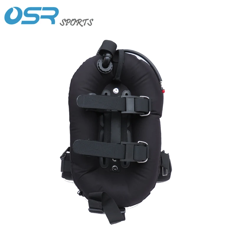 Single tank 30LBS donut BCD scuba tech diving with soft harness backmount