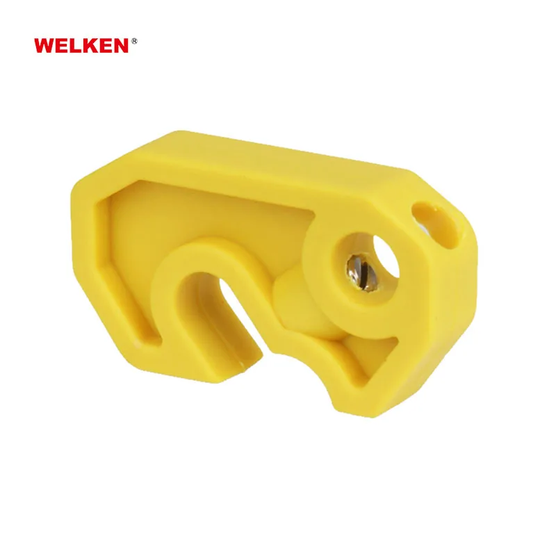 High quality and security Custom size Plastic Emergency Stop Lockout Large Universal Valve Lockout