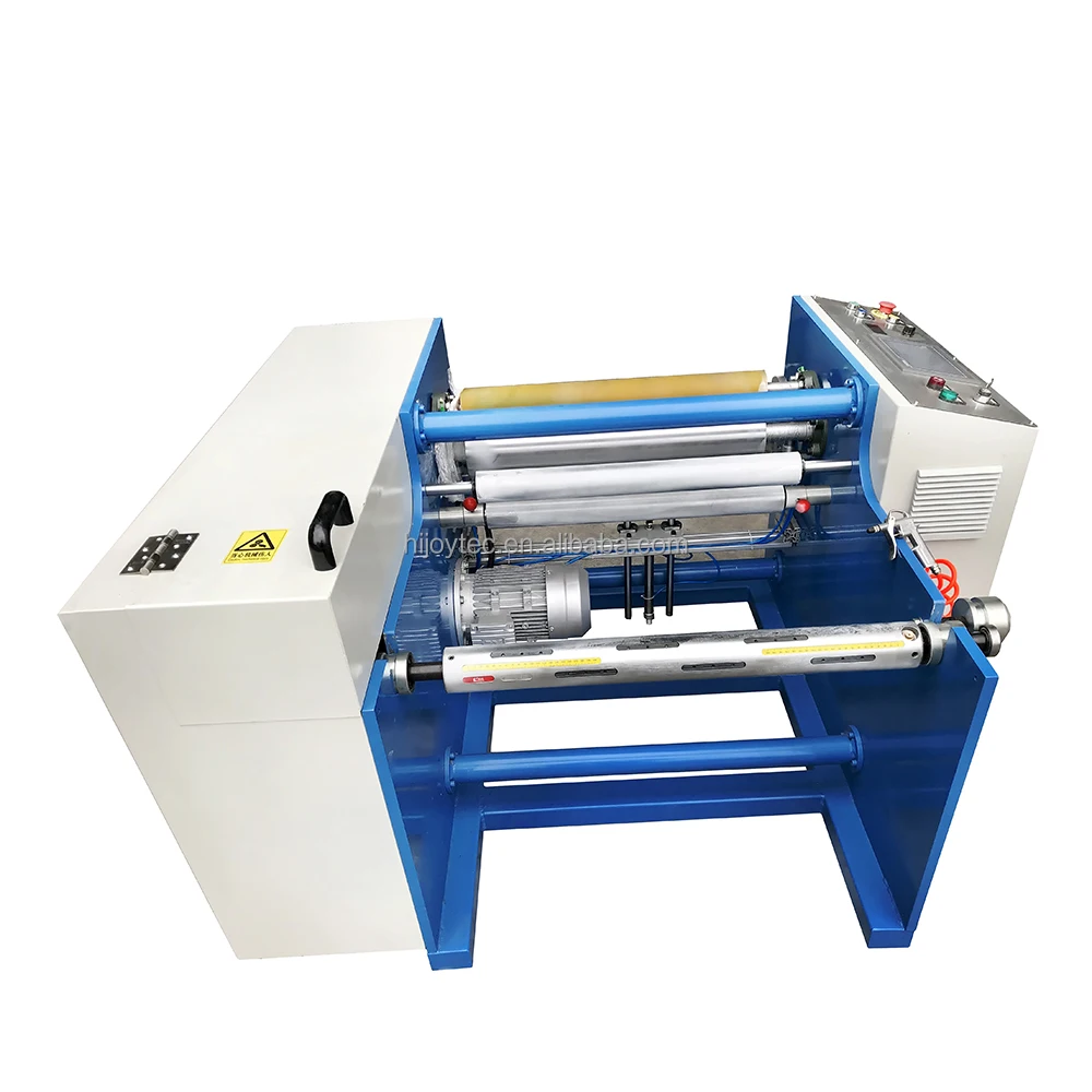 semi-automatic cling film rewinder machine paper slitting and rewinding machine aluminum foil roll machine