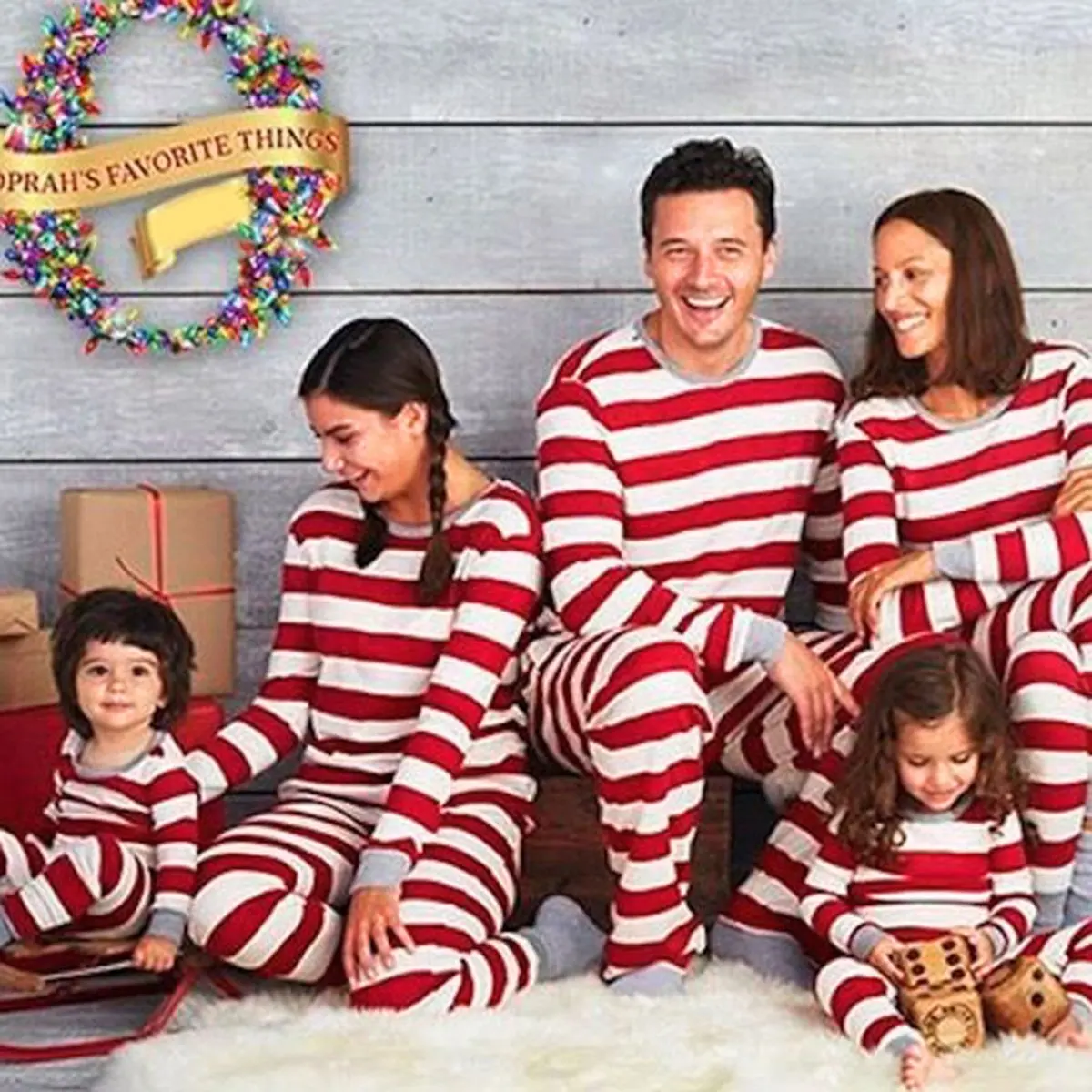 2020 hot sale cotton set family christmas pajamas