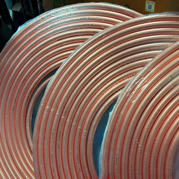 Air Conditioning Copper Pancake Coil Refrigeration Refrigerator Capillary Copper Tube Copper Pipe In Coil