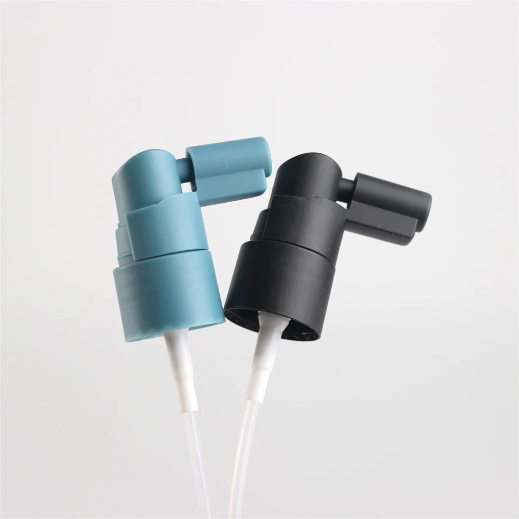 Sand blasting process plastic mouthwash spray nasal sprayer mist spray pump