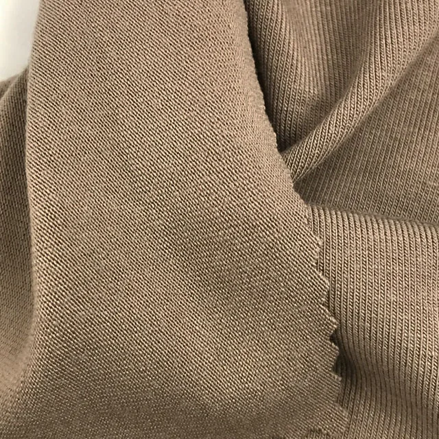 Premium Piece Dye Single Jersey 94% Bamboo 6% Spandex Knitted Stretch Fabric For Dresses