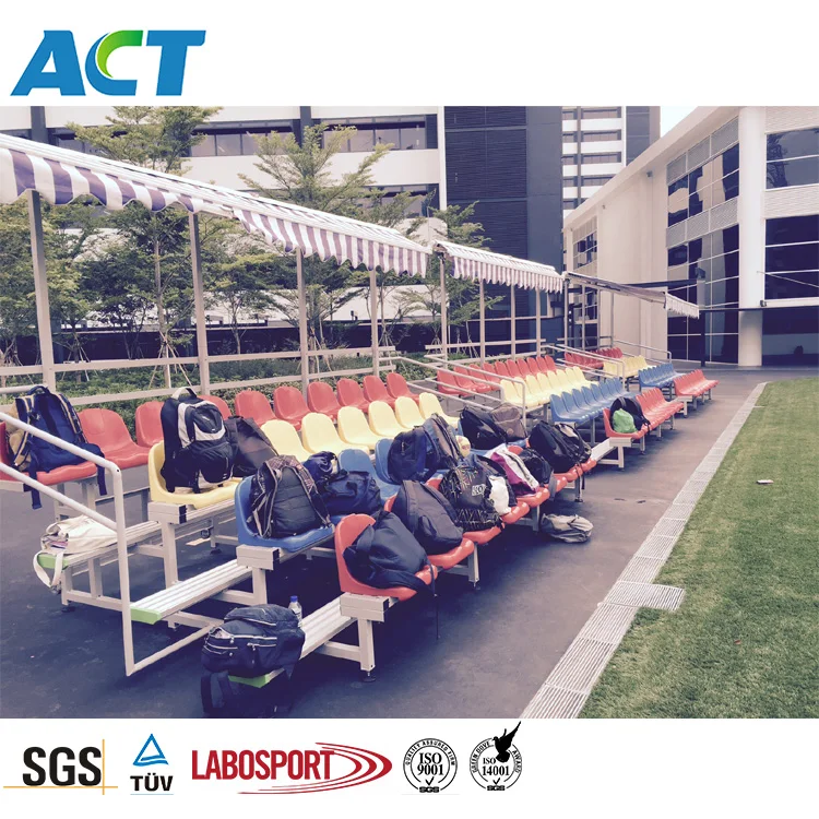 
Telescopic grandstands seating for gym portable aluminum bleacher 