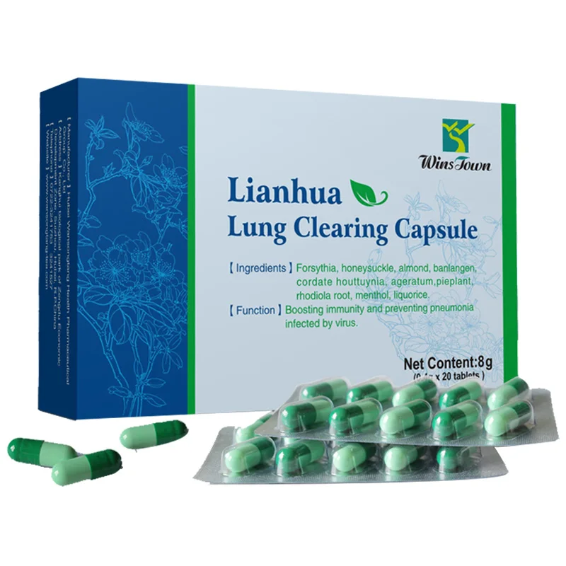 Lianhua capsule natural china herbs detox  jiaonang capsules lianhua capsule