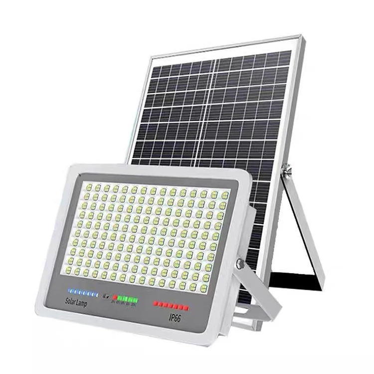 High Power Aluminium Floodlight Lithium Solar LED Flood Light Outdoor Street Lamp Solar Panel with Flood Light System for Home