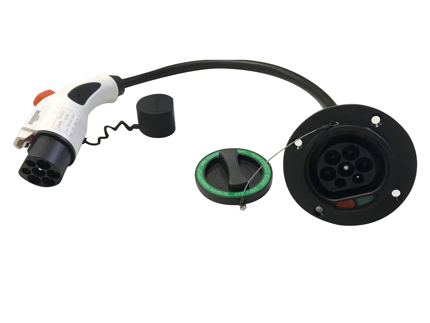 0.5m 32A GBT EV Charging Adapter Use for charging GB/T Electric Car On Type 2 chargers Car Charger Adapter ev convertion