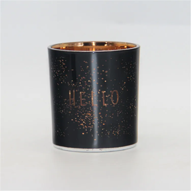 
New 2019 rose gold candle holder glass holder for candle 