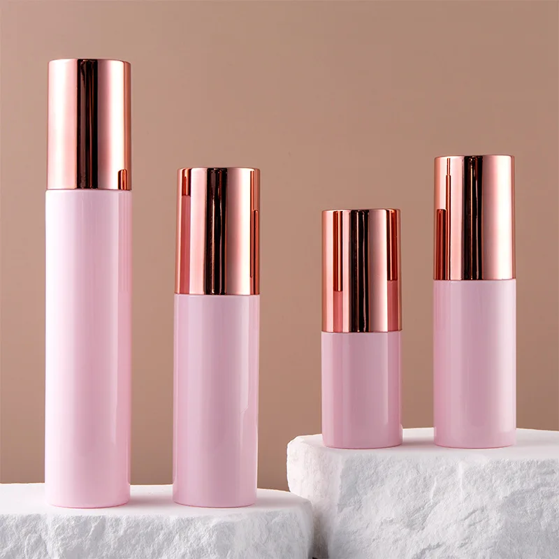 New spot pink lotion bottle 30ml 50ml 60ml 80ml spray bottle with cover