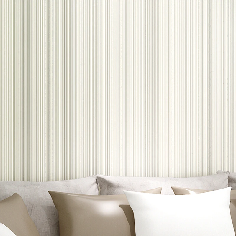 Soft lines wallpaper vertical stripe wallpaper living room background interior wall decoration material simple modern wallpaper