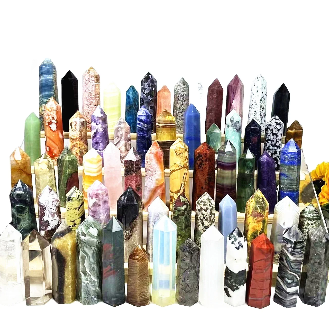Kindfull Crystal Wholesale Natural Crystals Healing Stones Rose Quartz Points 6 9cm Crystal Wand Points