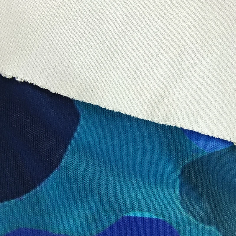 Latest design 100% polyester coolpass feature camouflage knitted jersey fabric