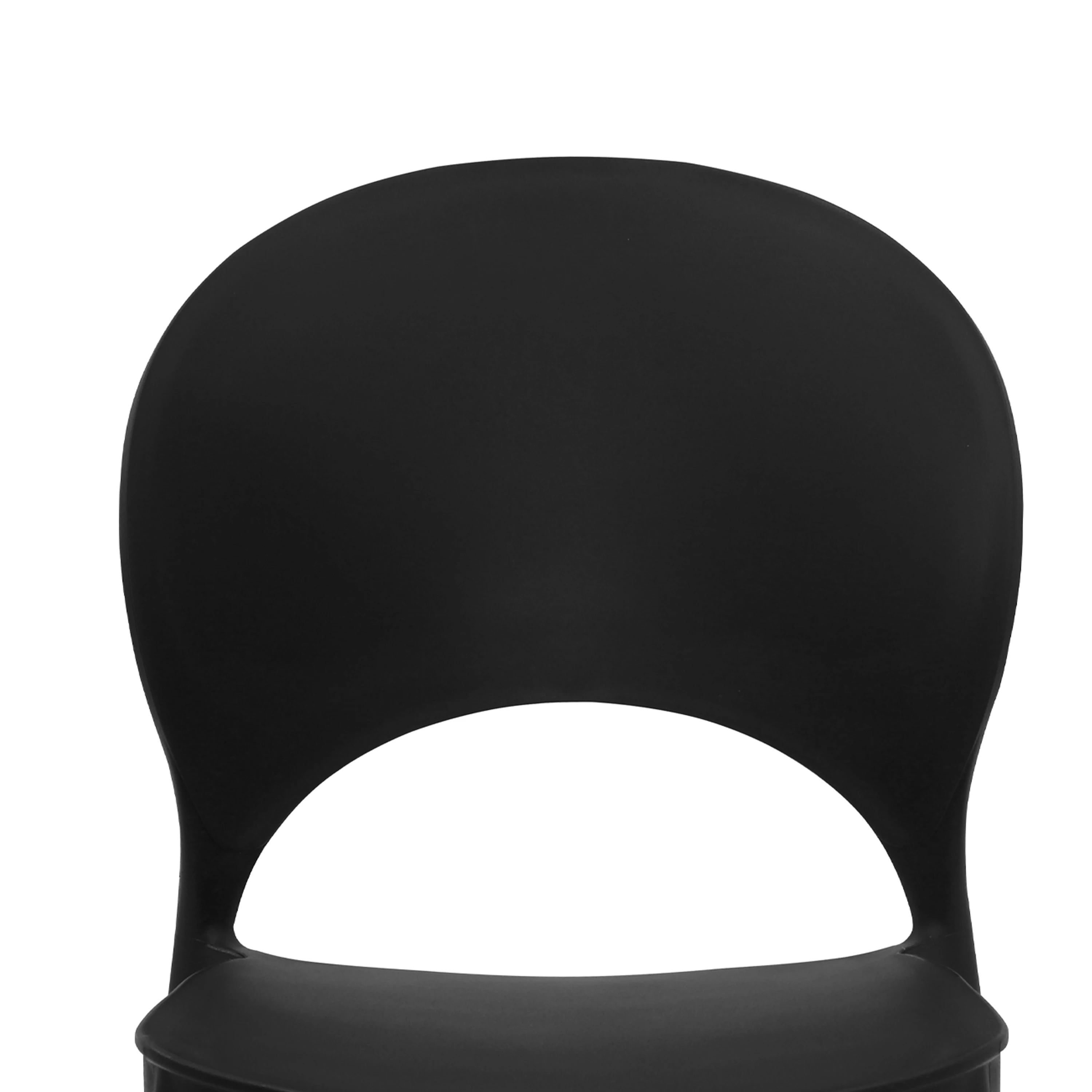 Factory customized light weight plastic dining chairs living room chairs