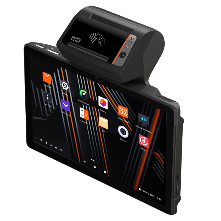 Sunmi V3 MIX Android Pos System 10 inch Windows Tablet Pos Machine price checker Touch Screen