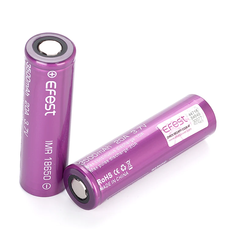  510 ручка Vape mods батареи Efest мощный 3 7 v литий-ионный Акку 35a VTC6 3000mah 18650