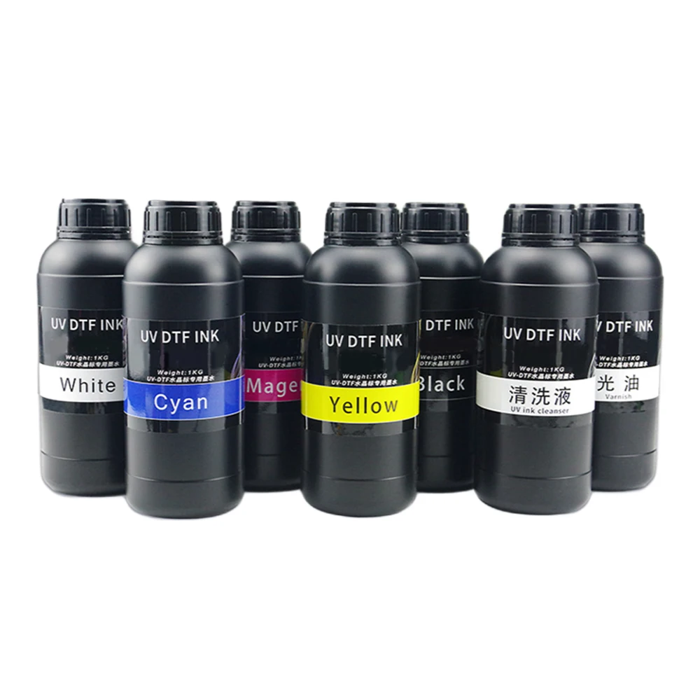 DTF uv материалы для печати чернильной Цифровая печать dtf чернила epson 5 цветов