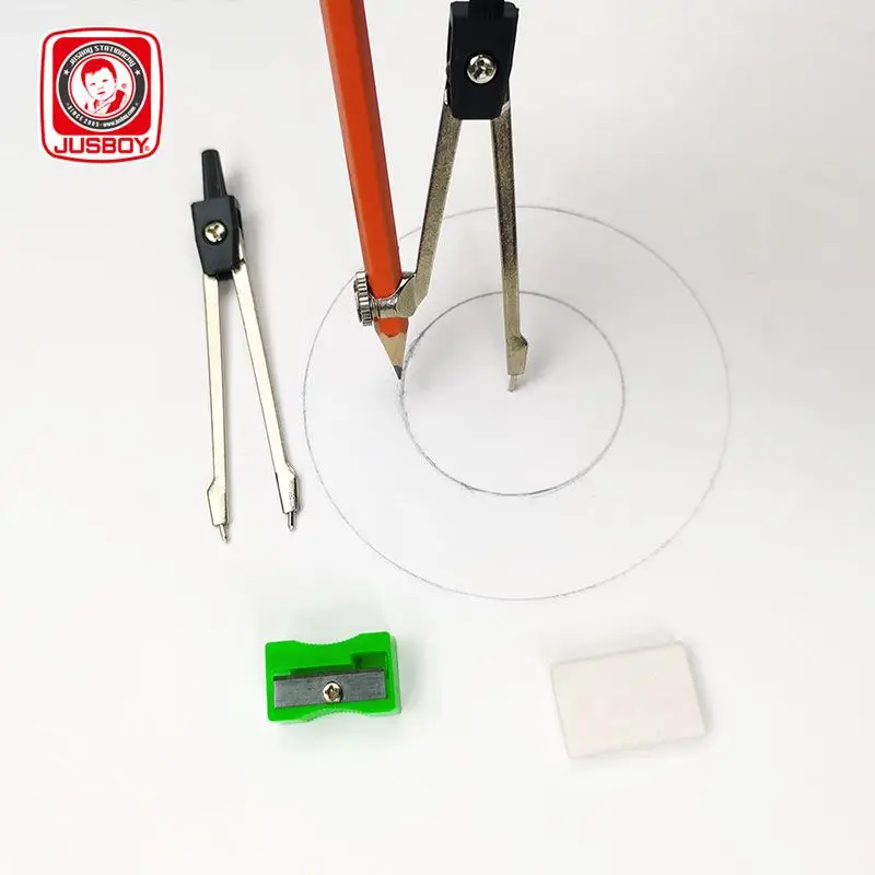 Геометрическая коробка математический набор для детей компас