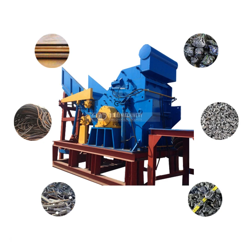 Hot Sale Industrial Double Shaft Scrap Metal Shredder for Recycling Waste Car