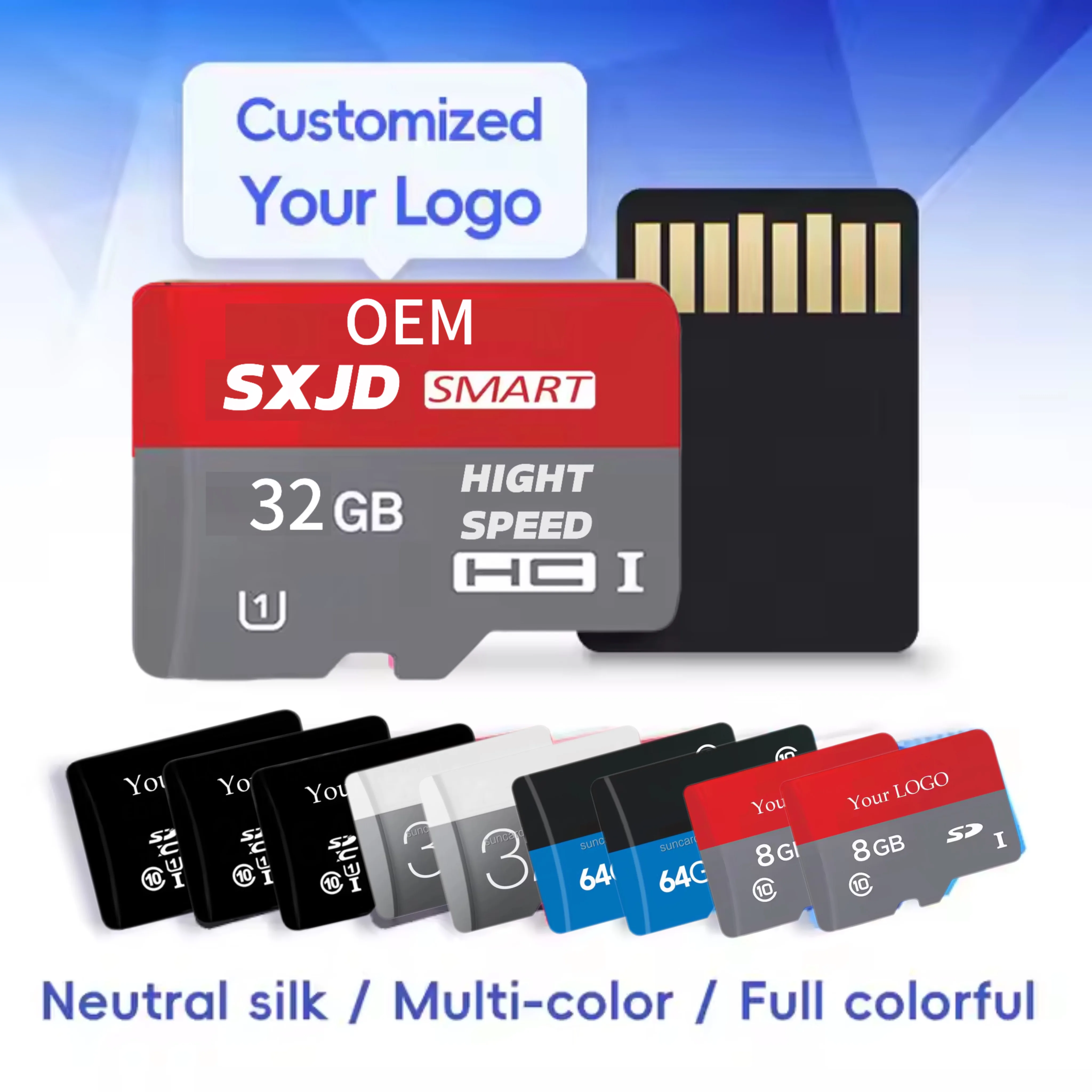 China Factory Wholesale 1Gb TF 64gb Memory 1G Memory Cards Micro SD Card Ultra Memory SD TF Card With Adapter For All Cellphones