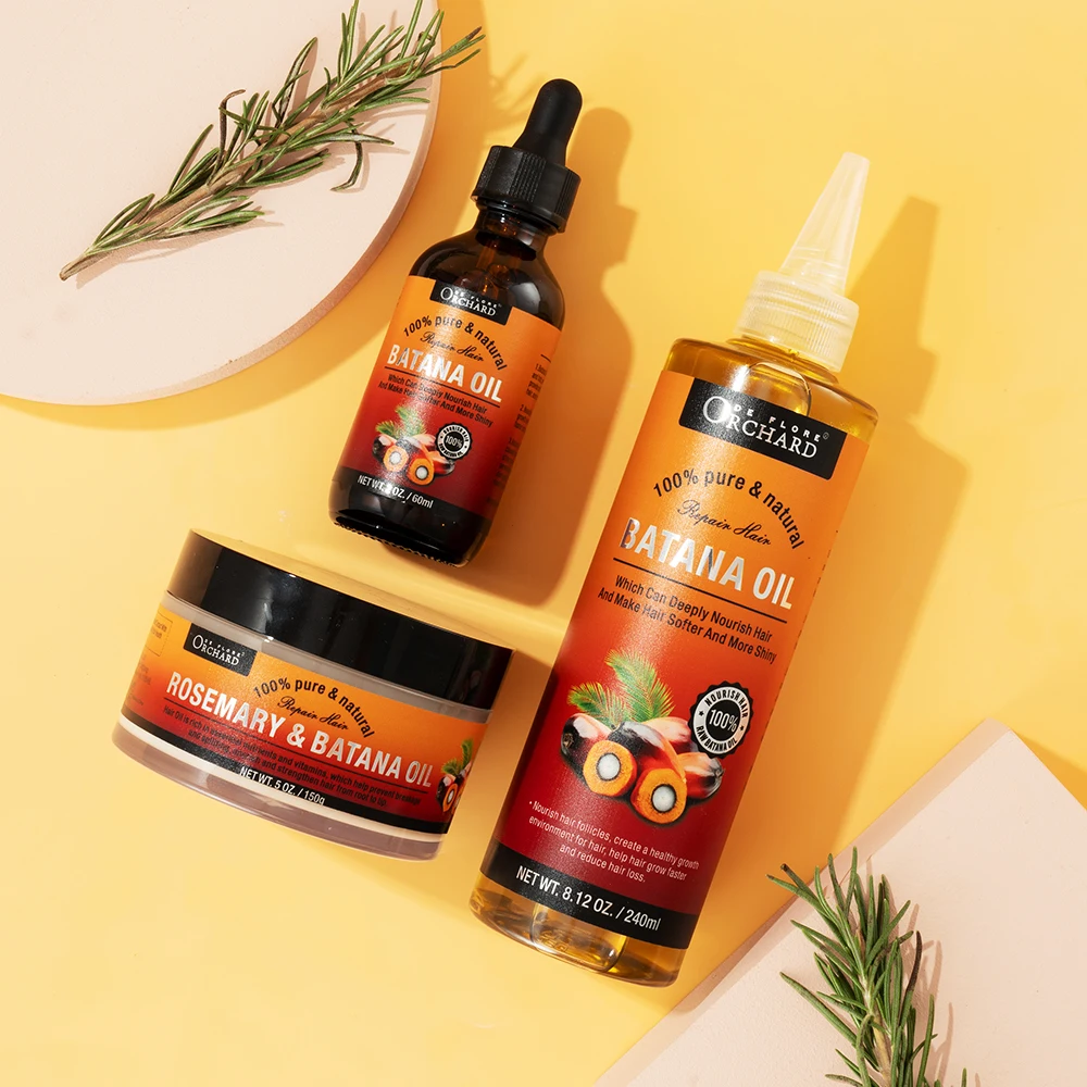 Custom Private Label Natural Hair Care Treatment Batana Oil Prevents Hair Loss Batana Oil For Hair Growth