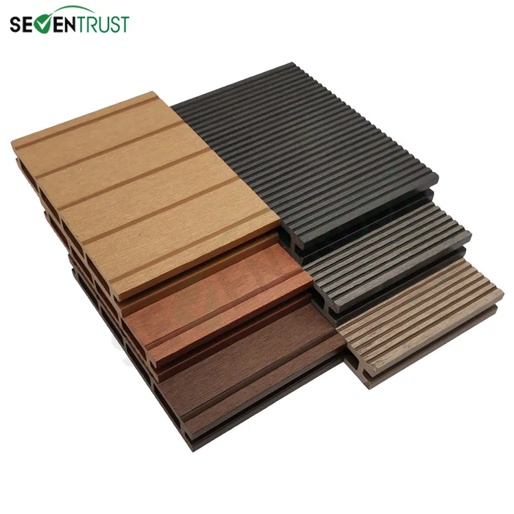 Outdoor Decking Flooring Wpc Wood Decking plastic wooden construction material