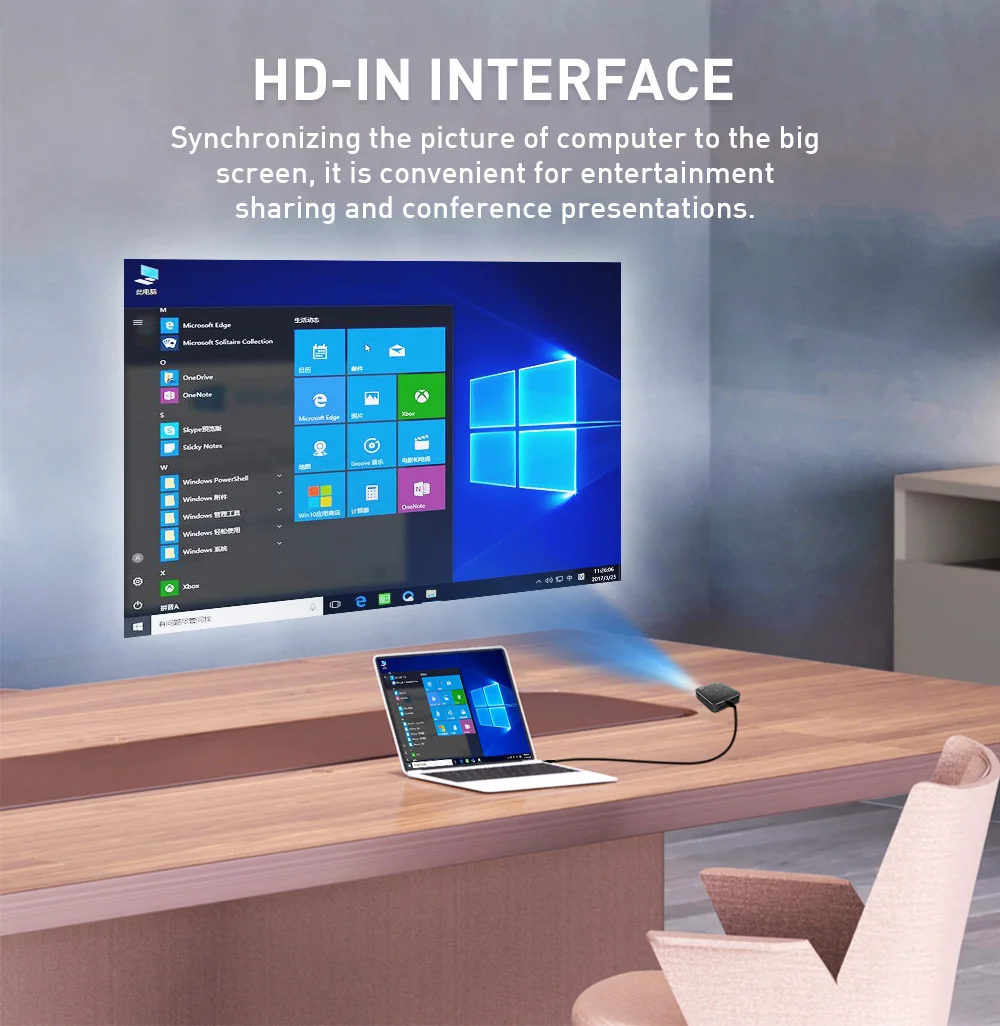 Mini TV Micro DLP Wifi Portable Pocket LED Smartphone Projector Pico HD Video Support 3D