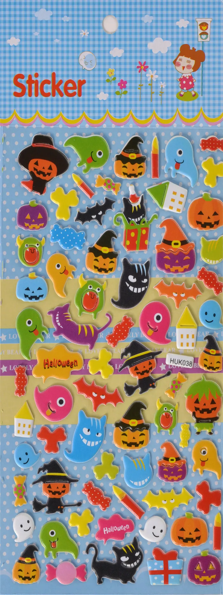 
New Arrive Puffy Stickers Animal Car Easter Cute Foam Sticker Mixstyle For Children Diy Sticker 