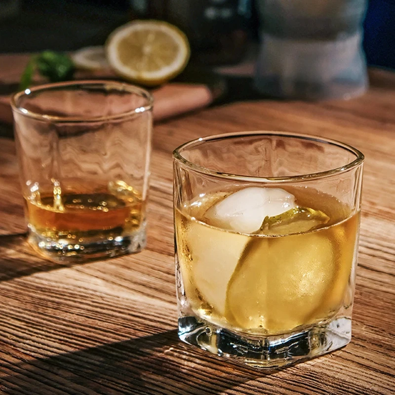 Beer Mug Glass Tumbler Transparent Clear Drinkware Fashion Water Spirit Cup Bar Home Wholesale Whisky Beer Cup