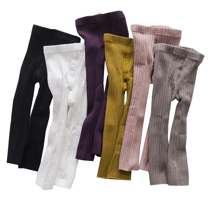 
Baby Girls Legging Pant Footless Knit Tight Pantyhose Stocking 