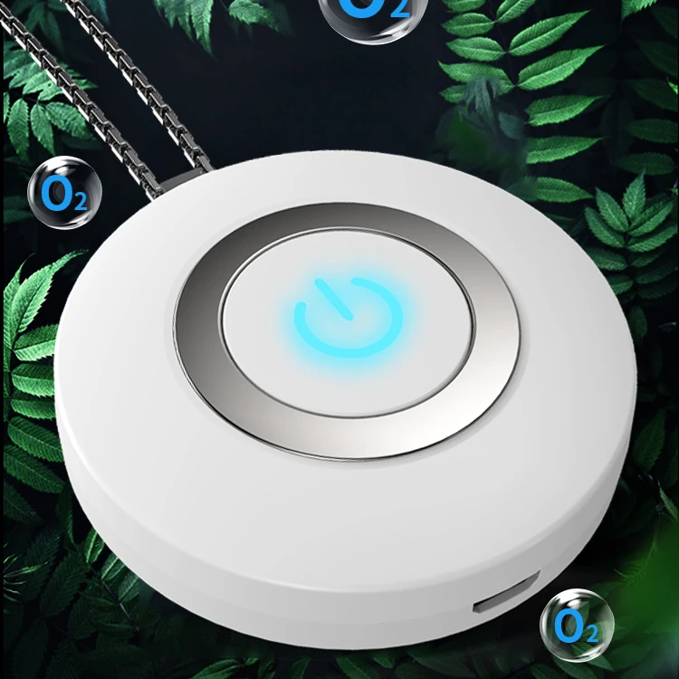 
Amazon Best seller 2020 Personal Necklace Air Purifier ionic generator remove pm2.5 portable wearable negative ion air purifier 
