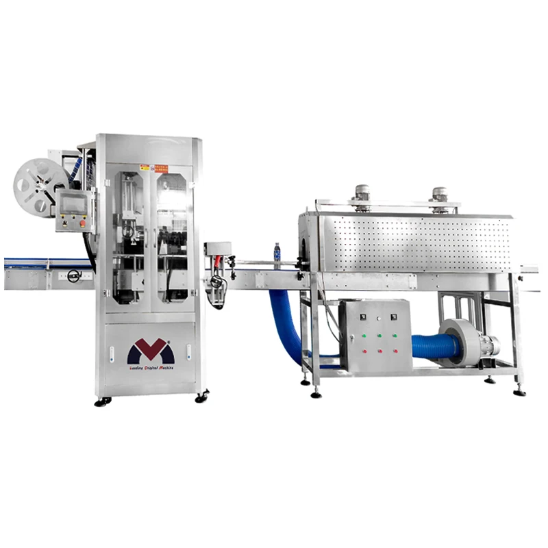 High speed Automatic PET Steam Shrink Sleeve Label Applicator PVC Stretch Film Automatic Shrink Sleeve Labeling Machine