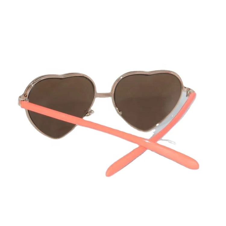 Online Shopping Free Shipping Sun glasses Wholesale 2022 Plastic & Metal Custom Sweet Cute Women Heart Shaped Sunglasses