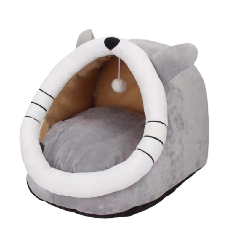 Hot Sale Lounger Cushion Cat House Tent Dog House Pets Sleep Cozy House Cats Tent Accessories Niche Chat Soft Pet Bed