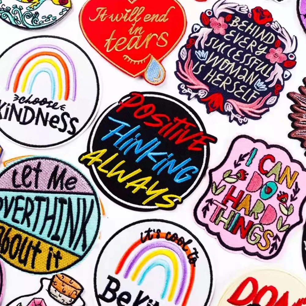 Grateful Dead Embroidered Patch White