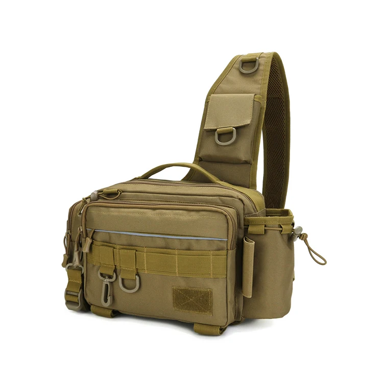 Large Capacity Outdoor Waterproof Polyester Fishing Tackle Bags multifunctional fishing Waist Bag