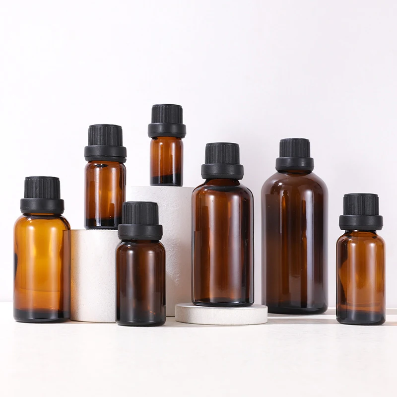 Essential Oil Bottle 5ml 10ml 15ml 20ml 30ml 50ml 100ml Frosted Glass Bottle with Calibrated Glass Pipette