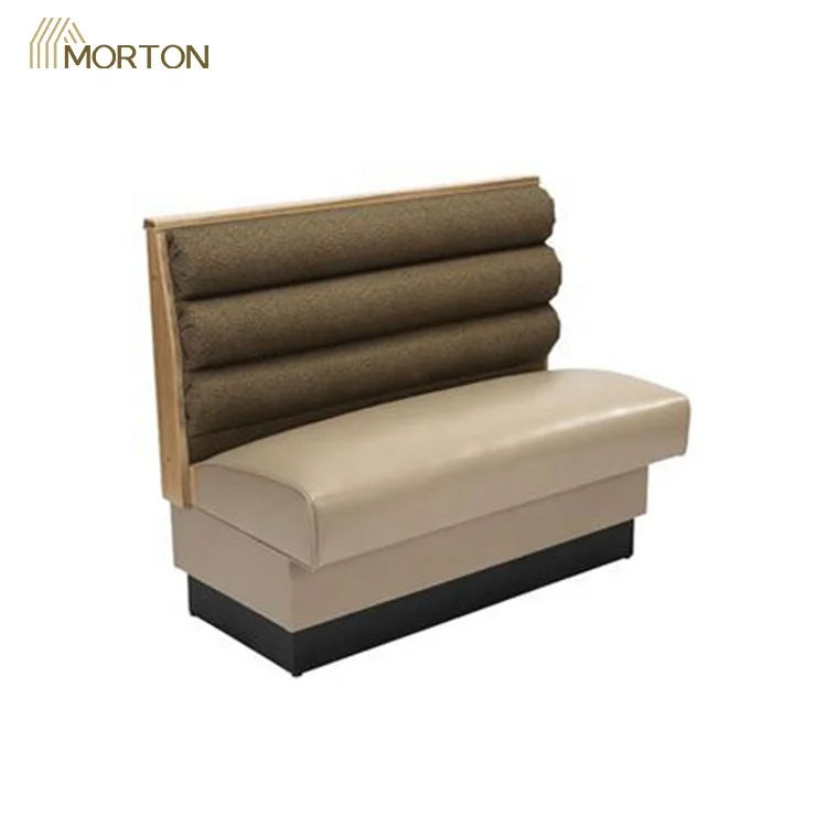 hot sell coffee shop furniture imported rebound sponge leather upholstery seating restaurant booths