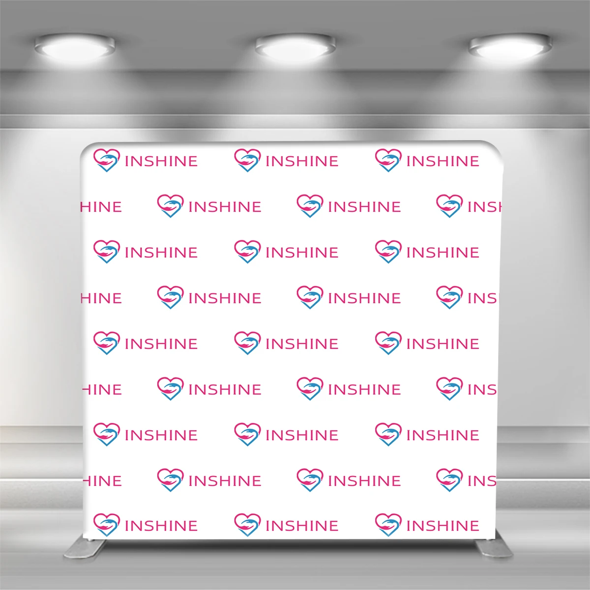 Customization Printing Fabric Background Pillowcase Cover Trade Show Exhibition Portable display stand