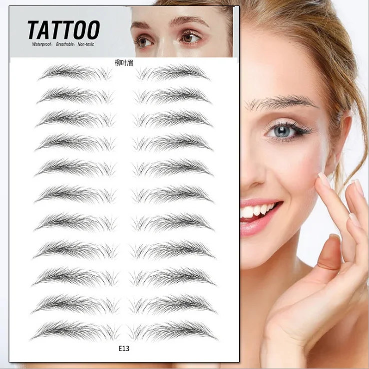 permanent eyebrows tattoo gel henna for eyebrows