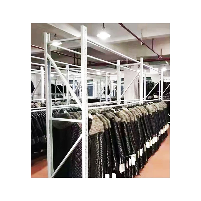 Warehouse Industrial Shelf Heavy Duty Storage Metal Warehouse Garment Rack System For Mezzanine Shelf Shelves