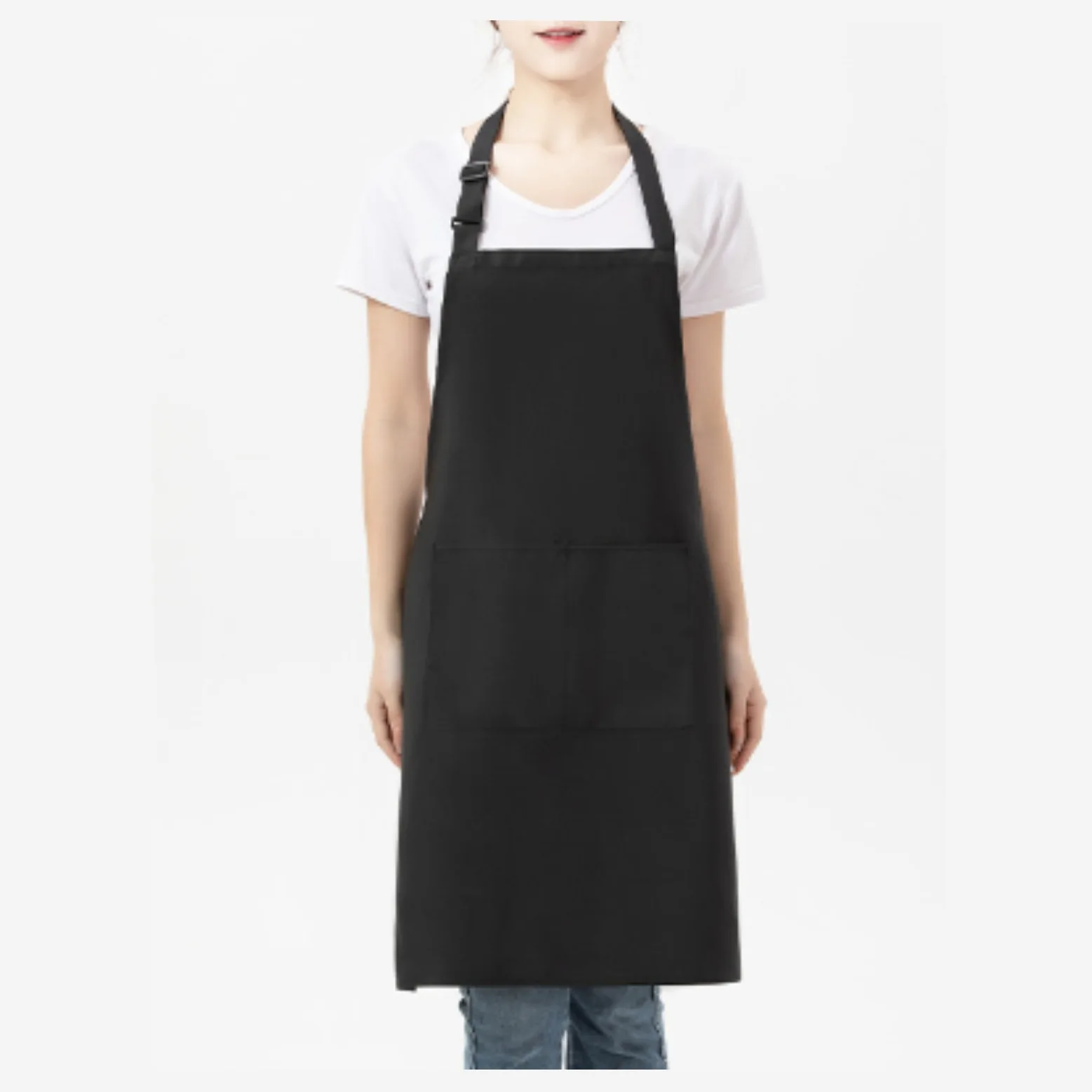Custom Logo Aprons Waiter Masonic Kids Salon Cooking Waterproof 100% Cotton Pink Apron Kitchen