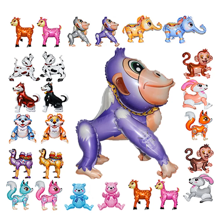 Лидер продаж, детские игрушки для мальчиков, 3D Животные, фольгированные Игрушки для мальчиков, детские игрушки, гелиевые шары, шары 4D, товары для вечеринок, гелиевые шары