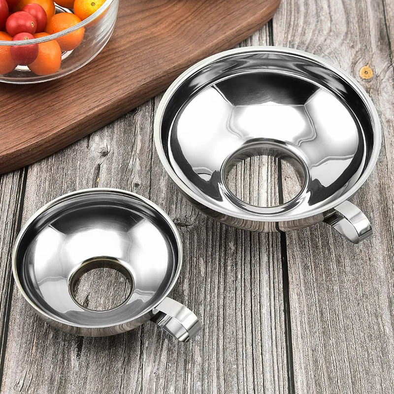Wholesale Canning Funnel for Kitchen Mason Jars Wide Mouth Funnels for Filling Bottle Stainless Steel Food Funnel