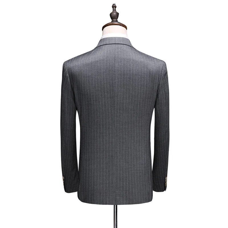 Jancember RJ05 Gray Formal Slim Business Suit And Blazers Jackets For Men