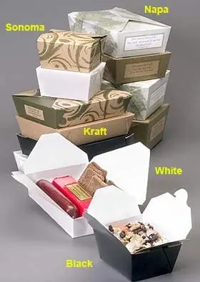 Factory Wholesale Disposable Kraft Paper Box For Food Salad Noodle Take Out Food Packaging Container Fish and Chip Box