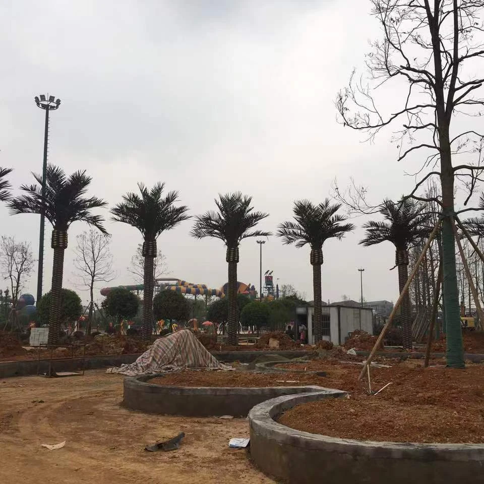 Factory direct real estate landscape artificial Canary algae tree project decoration hotel supermarket sea jujube tree