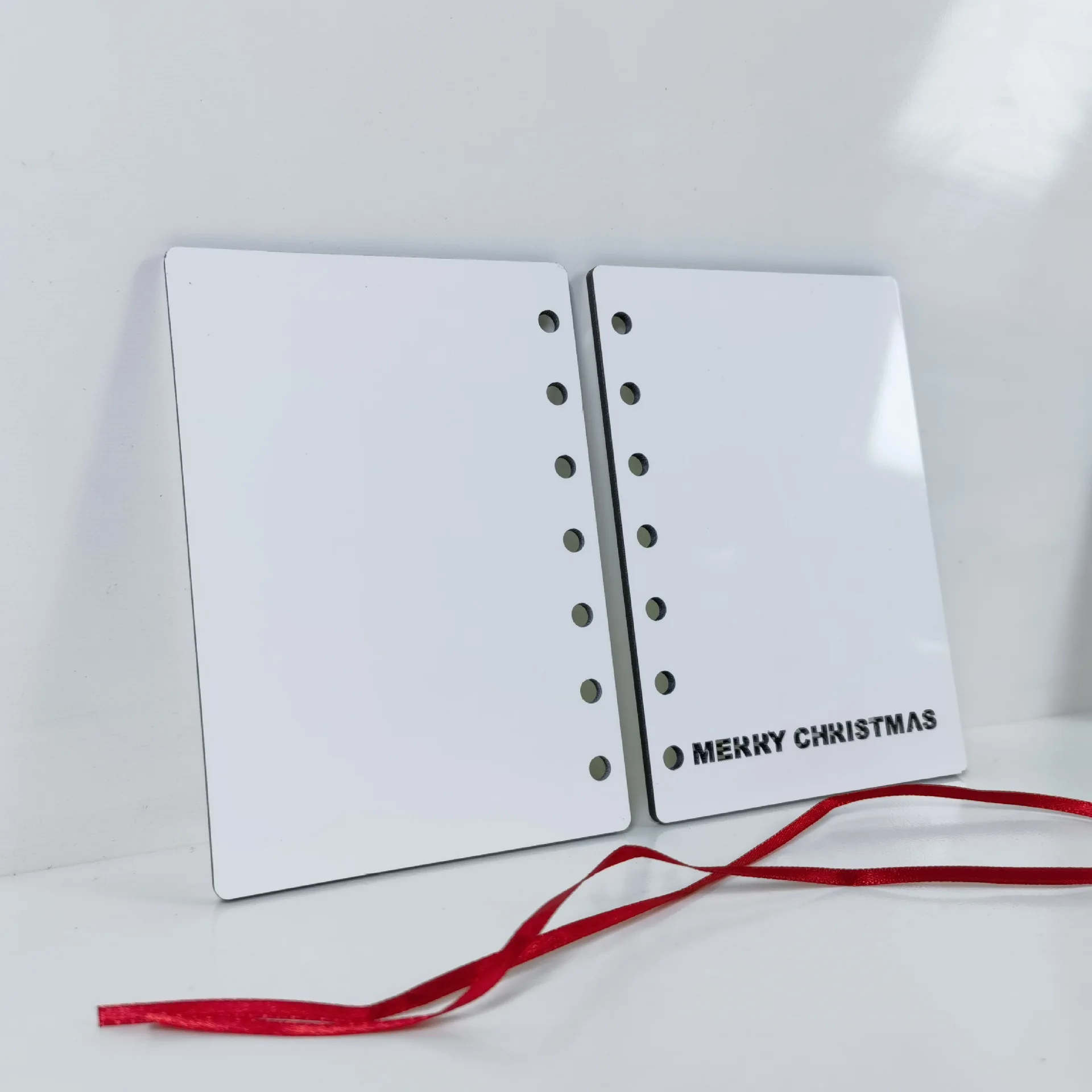3.54x5.12 inches Sublimation Mdf Christmas Greeting Cards For Xmas Home/School/Party Decoration