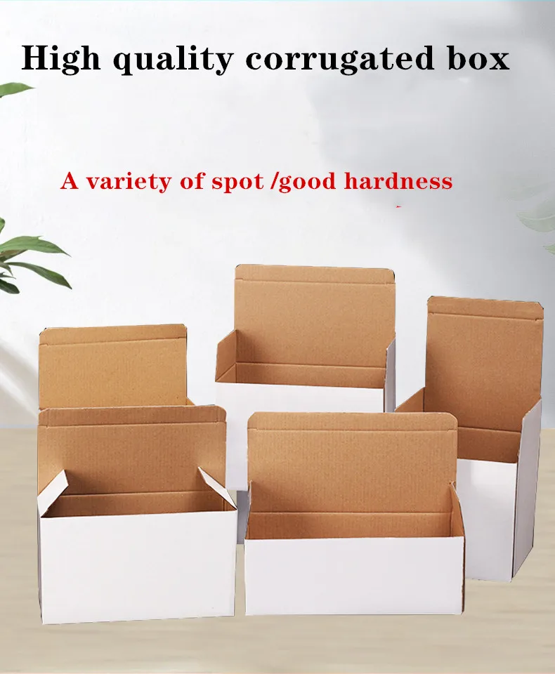 Custom printing size Flat Packed Boxes Cardboard Carton Packaging Box corrugated paper mailer box
